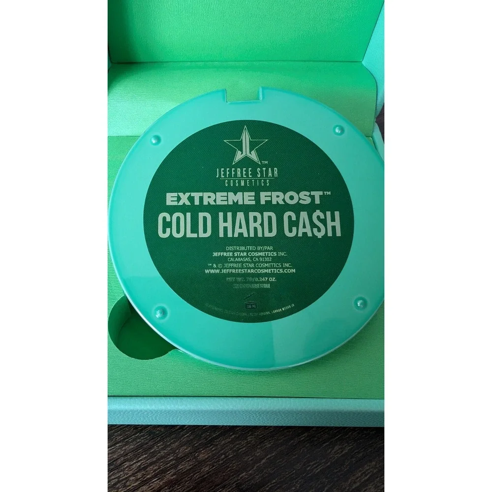 Jeffree Star Extreme Frost Highlighting Powder Cold Hard Cash NIB Gold Shimmer